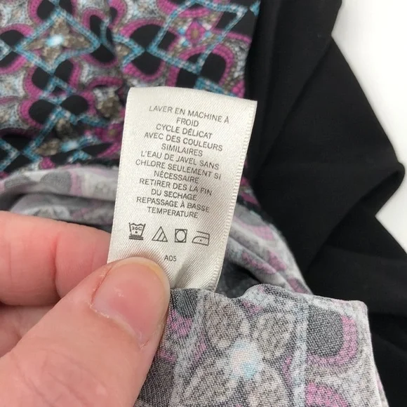 Van Heiden Ruched Blouse Size L - Picture 10 of 10